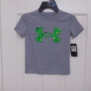 NWT Under Armour Clover Sport Logo Shirt sz 4
